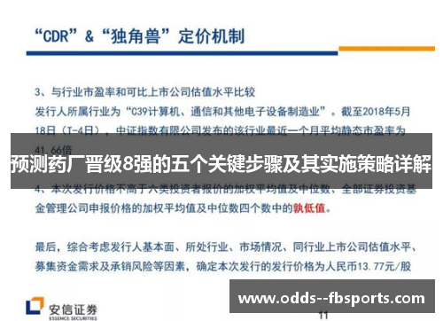 预测药厂晋级8强的五个关键步骤及其实施策略详解